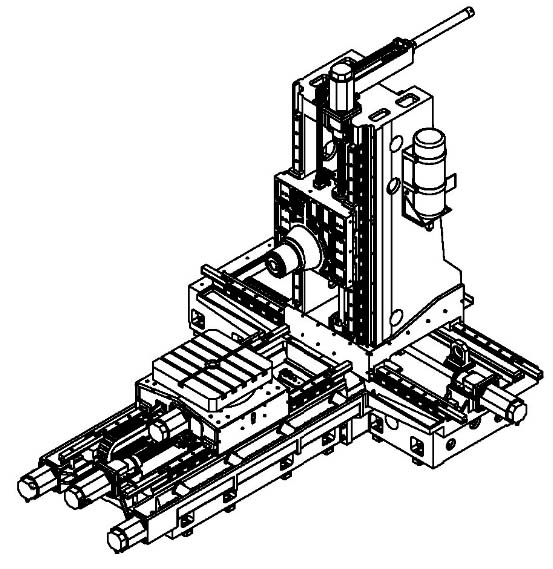 臥式加工中心 單工作臺系列